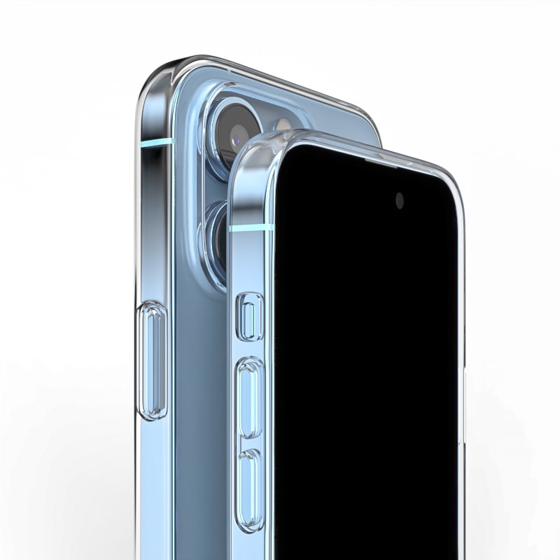 Etui iPhone 13 Mini, Protection Fine et Résistante, Traitement Anti  jaunissement, Prise Anti Dérapante, Transparente